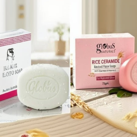 Rice Ceramide and Glycolic & Salicylic Acid Soap 150 Gm (Pack of 2)