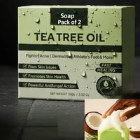Tea Tree Oil Facial Soap 100 gm each Pack of 2