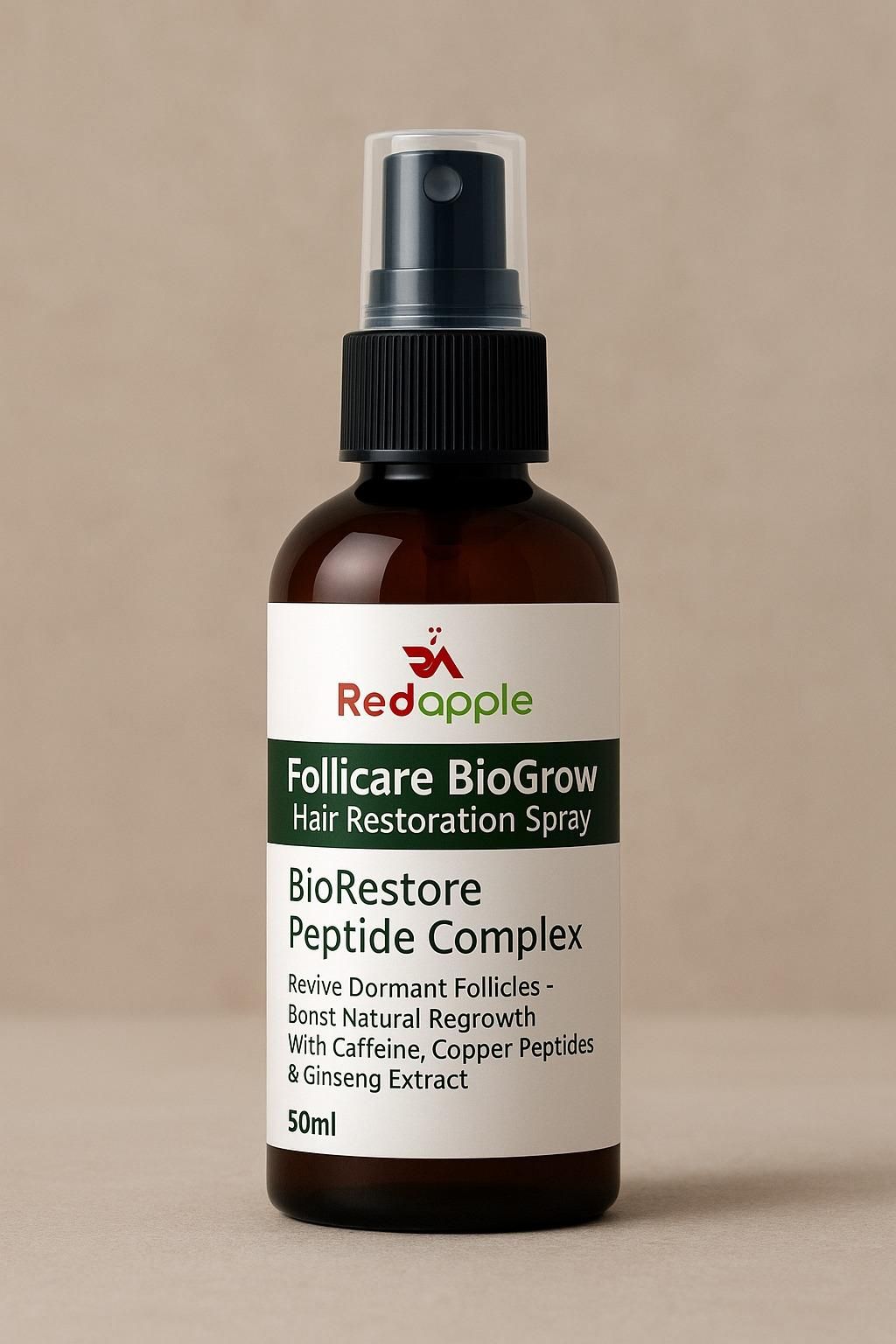 Follicure BioGrow Hair Restoration Spray 50 ml (Pack of 2)